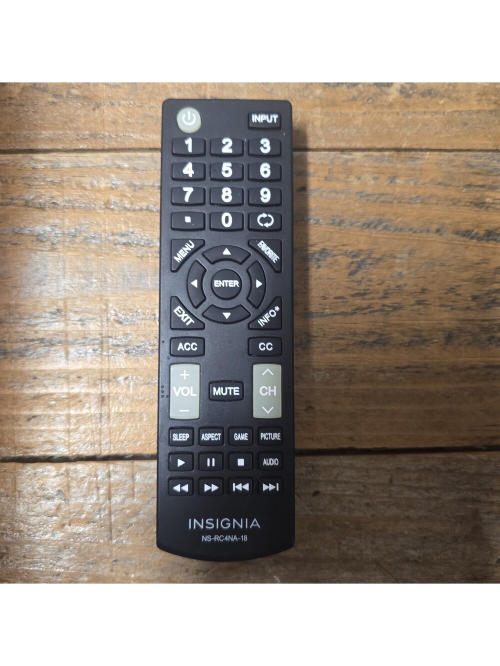 Genuine Insignia NS-RC4NA-18 TV Remote Control Replacement Tested